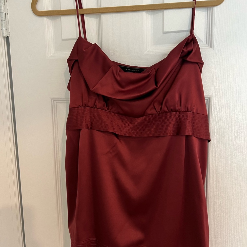 Like New BCBGMaxAzria Burgundy Camisole